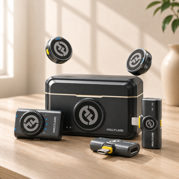 Петличний мікрофон Hollyland Lark M2 Max Combo (Lightning + Type-C + Mini-Jack 3.5 мм), бездротова система для зйомки та стримів 3050 фото