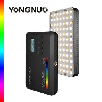 Світло Yongnuo YN120 RGB, 3000 mAh, CRI 95+, 2500&ndash;9900K без штативу для точної роботи зі світлом, студії та креативної зйомки 2180 фото