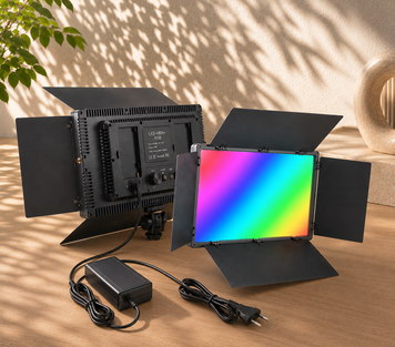 RGB відео-світло U800+ 50 Вт 720 LED CRI 95+ 3200&ndash;6500K, для креативної відеозйомки, продакшену та студії 2070 фото