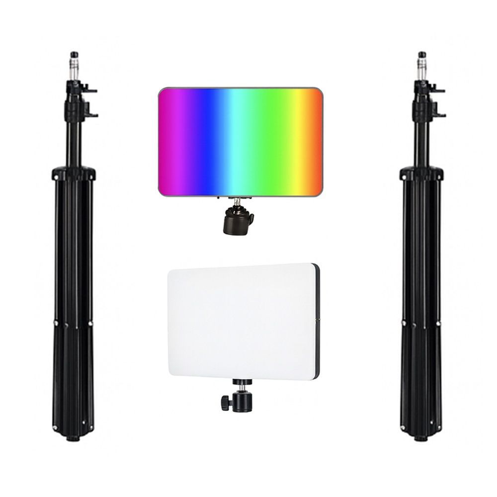 Набір Double Light (2&times;30 Вт PL-26 + PM-26 RGB) зі стандартними штативами 70&ndash;210 см, для контенту та зйомки 5070 фото