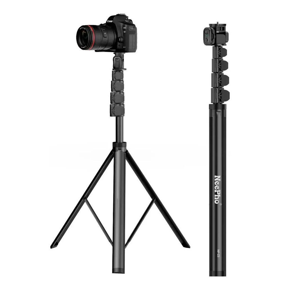 Монопод-штатив NeePho NP-Z3 1,8 м 2в1 для смартфона та камери 1/4" з чохлом для зйомки і стримів 1420 фото