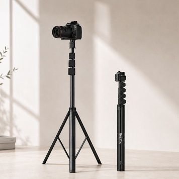 Монопод-штатив NeePho NP-Z3 1,8 м 2в1 для смартфона та камери 1/4" з чохлом для зйомки і стримів 1420 фото