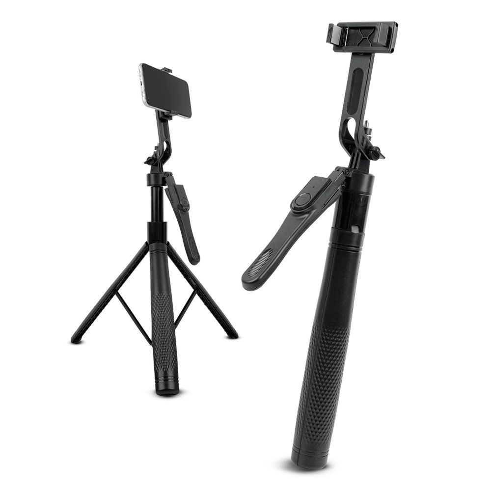 Монопод-штатив K-29 2,15 м 2в1 с Bluetooth-пультом и держателем для телефона для съемки и стримов 1230 фото