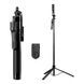 Монопод-штатив K-29 2,15 м 2в1 с Bluetooth-пультом и держателем для телефона для съемки и стримов 1230 фото 2