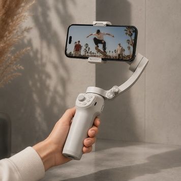 Стабілізатор K24 3-осьовий з Face Tracking і Bluetooth для смартфона для відеозйомки та контенту 1340 фото