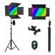 Набор WOW з U800 RGB (свет U800rgb, штатив усиленный с держателем "Краб" для телефона и Bluetooth пульт) 80011 фото 2
